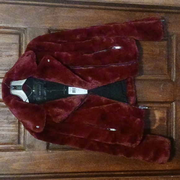 BCBG Fur Jacket sz XS - Picture 1 of 7
